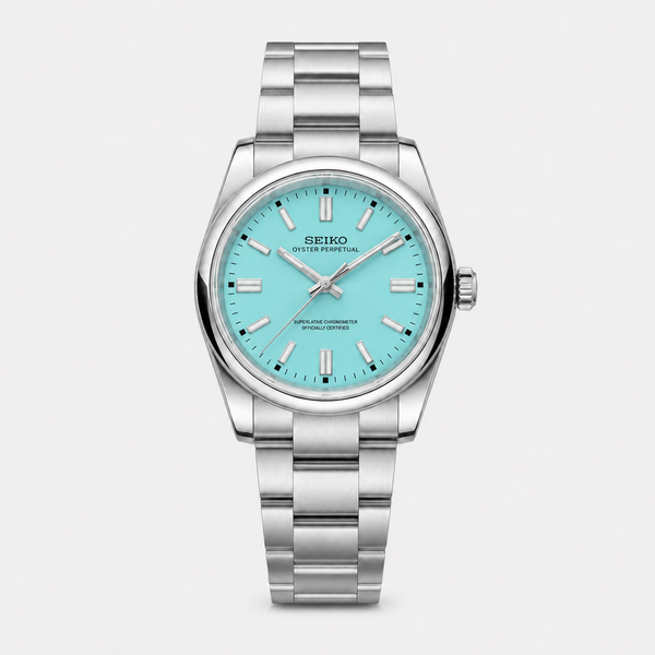 Seiko Mod Oyster Perpetual – Tiffany Blue