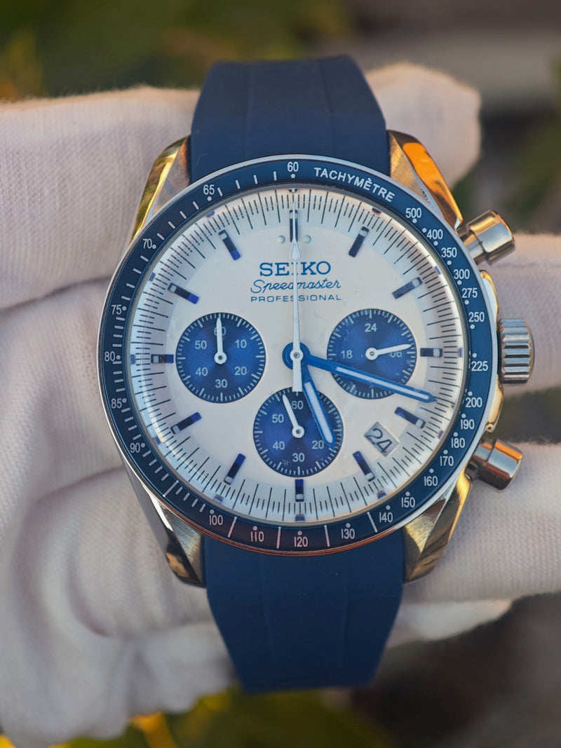 Seiko Mod Speedmaster – Snoopy Blue
