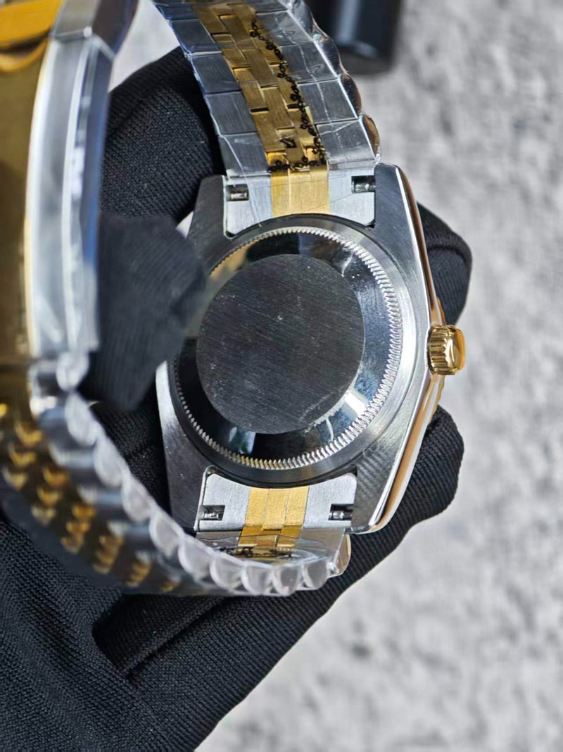 Seiko Mod Datejust Gold Diamond Dial Two-Tone alternate supplier view