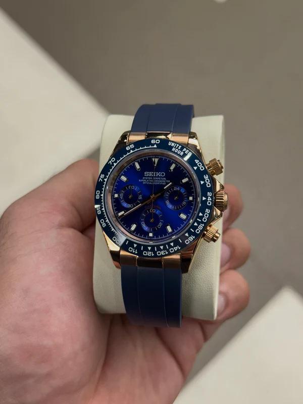 Seiko Mod Daytona - Deep Blue Racer Dial