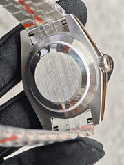 Seiko Mod Datejust – Cadran vert olive chiffres arabes
