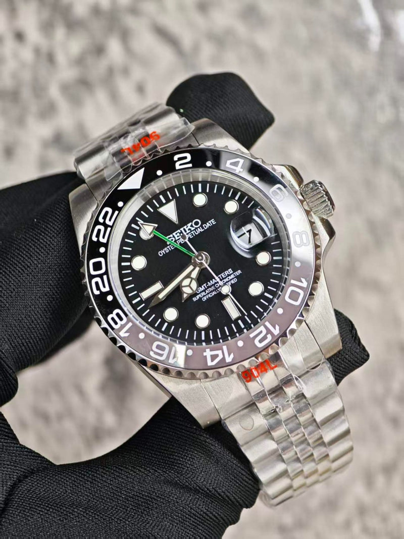 Seiko Mod GMT – Bruce Wayne