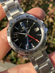 Seiko Mod Grand Seiko GMT Deep Black movement view