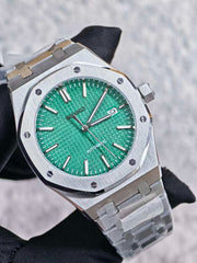 Seiko Mod Royal Oak - Green Tapisserie Dial