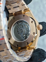 Seiko Mod Royal Oak Skeleton – Rose Gold