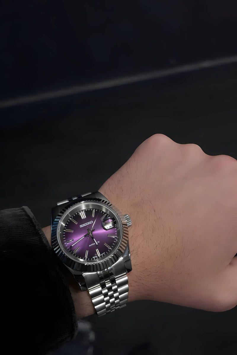 Seiko Mod Datejust – Purple