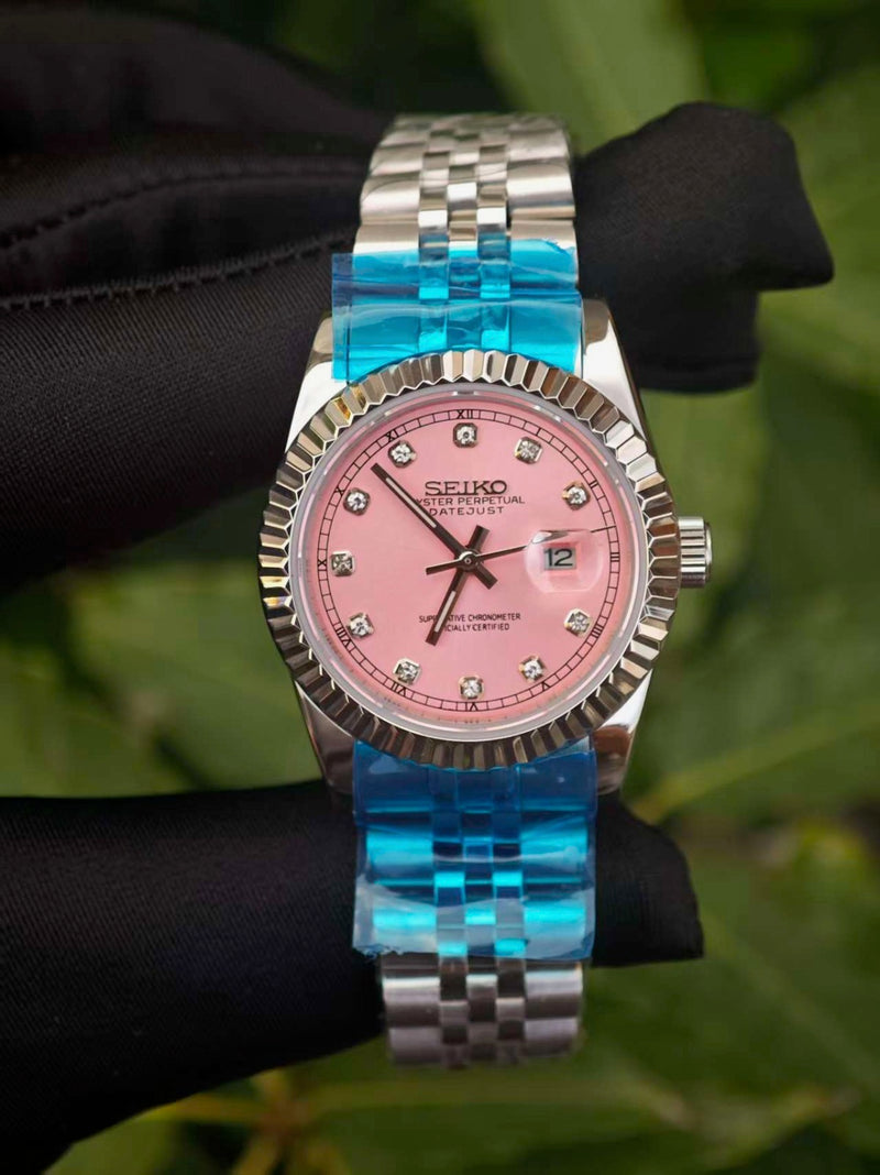 Seiko Mod Ladyjust - Pink Diamond reference view 1