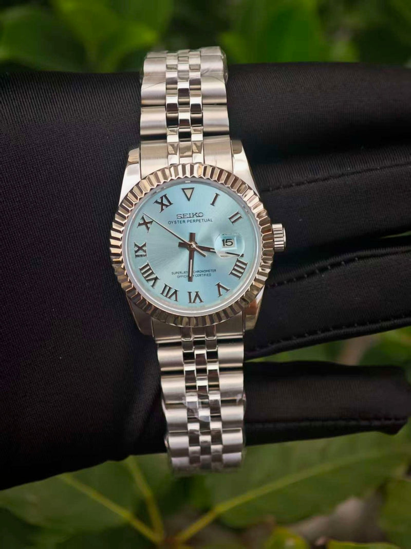 Seiko Mod Ladyjust - Glacier Blue Roman Dial reference view 1