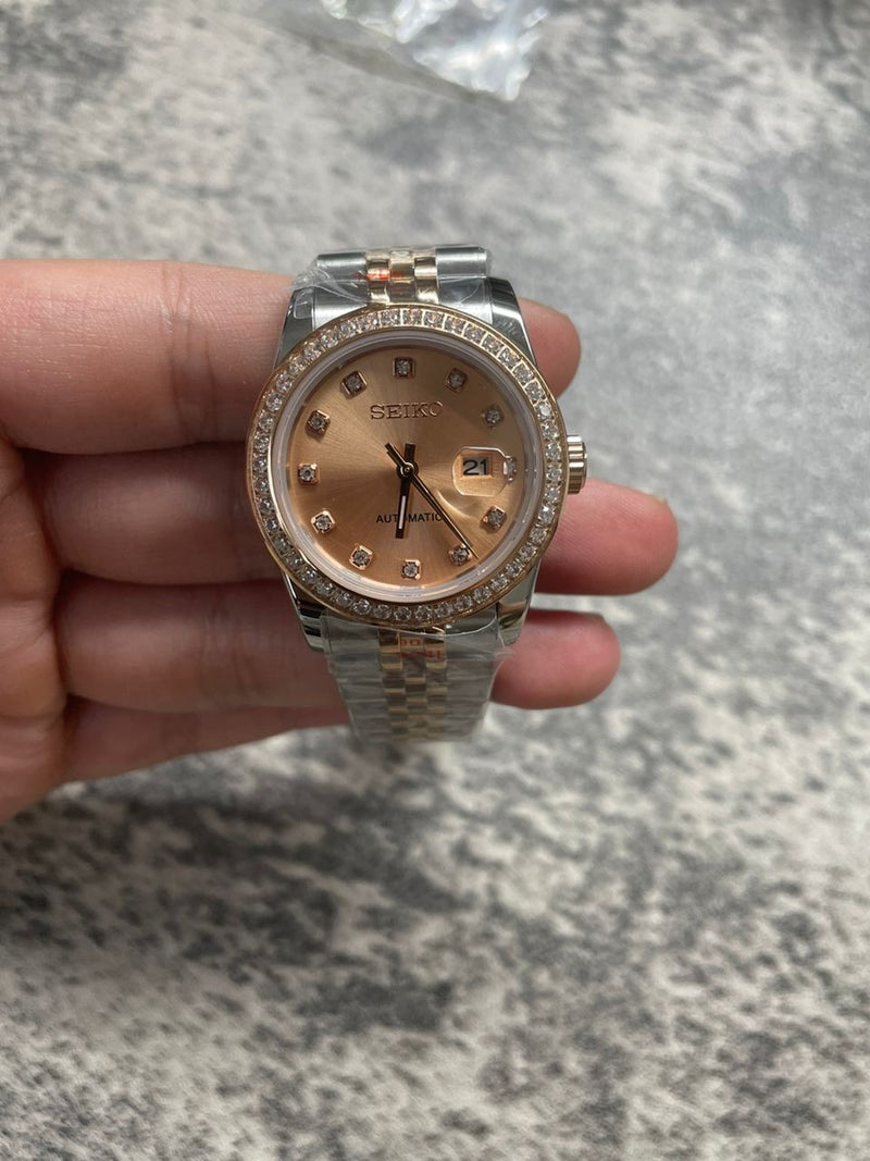 Seiko Mod Ladyjust - Two-Tone Champagne Diamond reference view 1