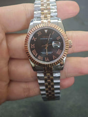 Seiko Mod Ladyjust - Two-Tone Rose Gold Black Roman reference view 1