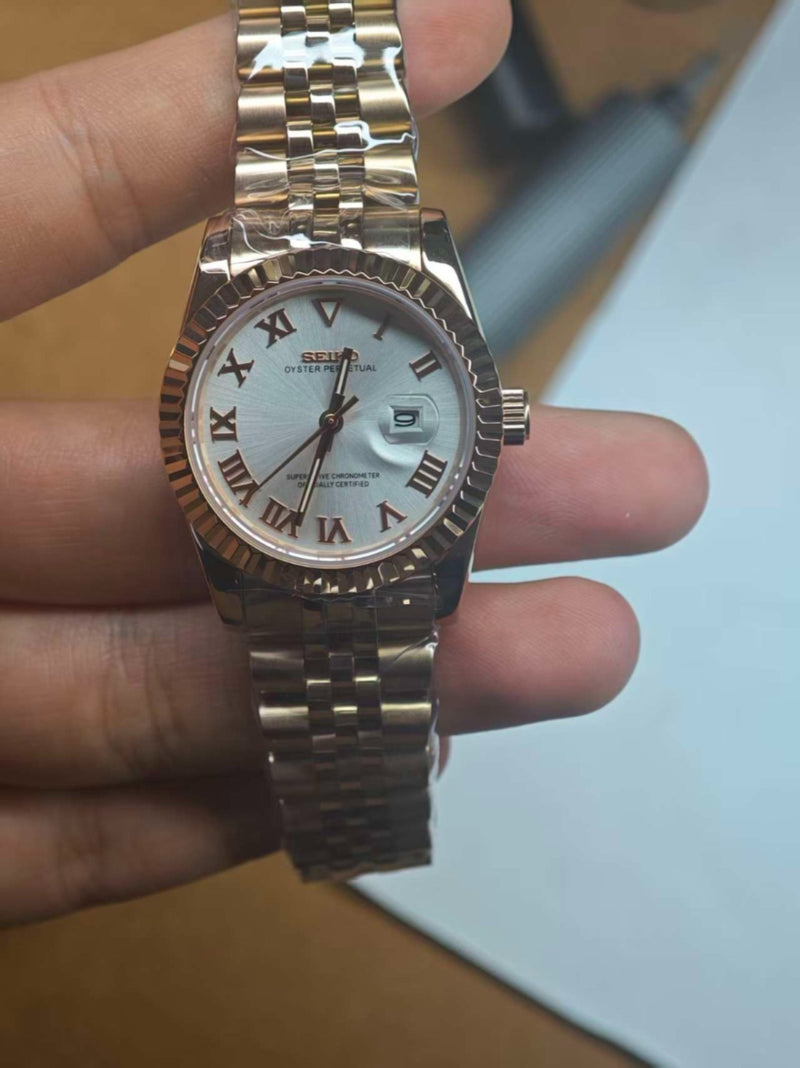 Seiko Mod Ladyjust - Two-Tone Rose Gold Champagne Dial reference view 1