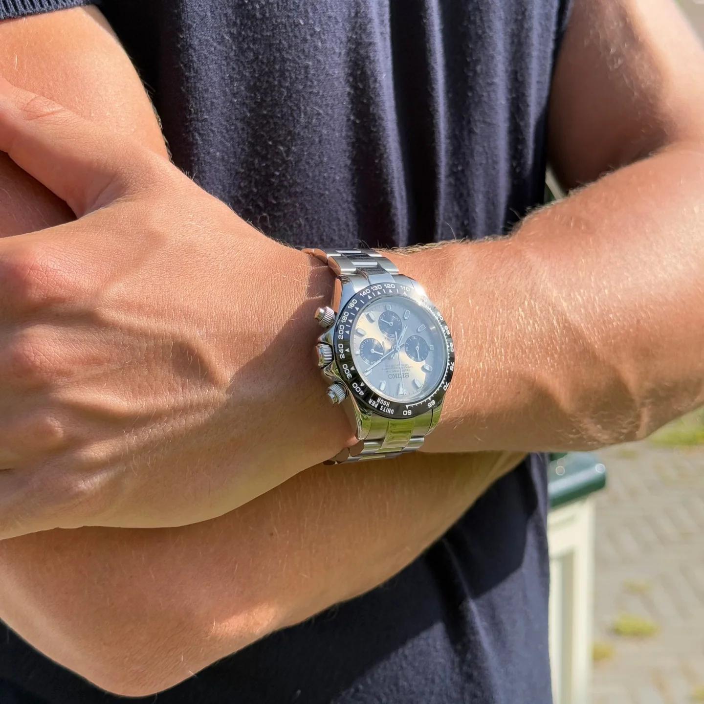 Seiko Mod Daytona - Champagne Dial