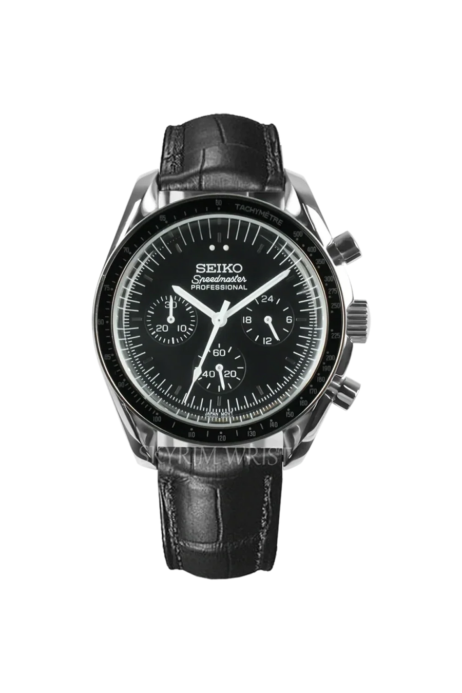 Seiko Mod Speedmaster – Café Racer Black