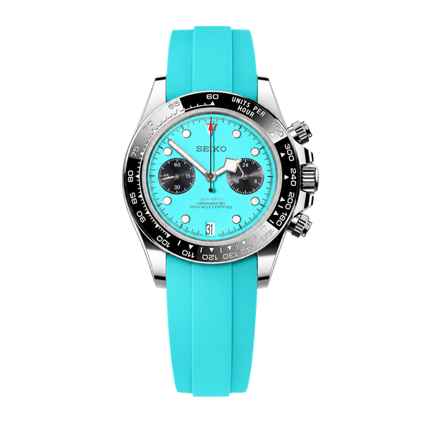 Seiko Mod BlackBay Chrono - Tiffany Blue