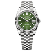 Seiko Mod Datejust - Dark Green Sunburst Dial watch