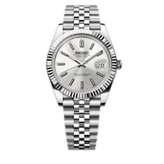 Seiko Mod Datejust - Silver Dial watch
