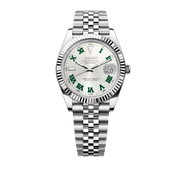 Seiko Mod Datejust - Silver Wimbledon watch