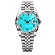 Seiko Mod Datejust - Tiffany Roman Dial watch