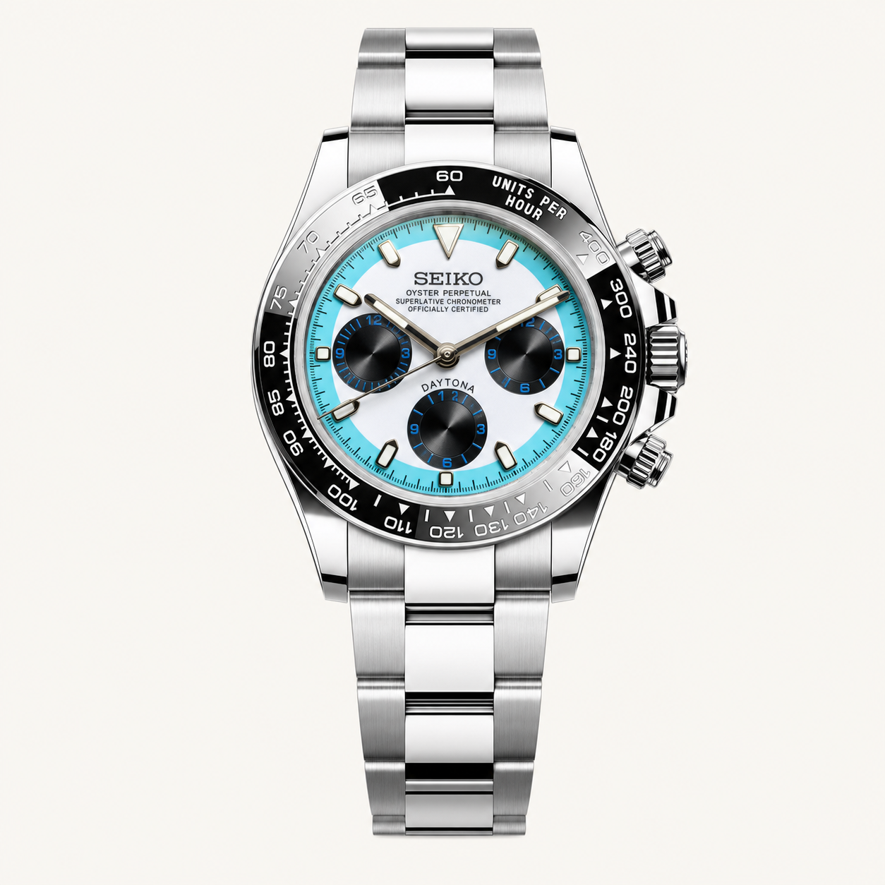 Seiko Mod Daytona – Arctic Racer watch