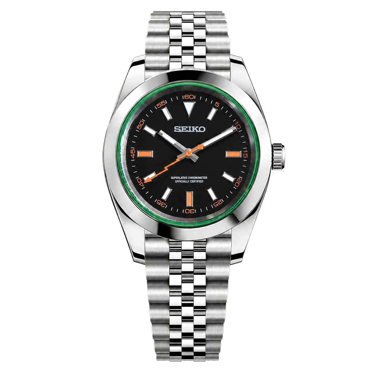 Seiko Mod Milgauss - Black Surge watch