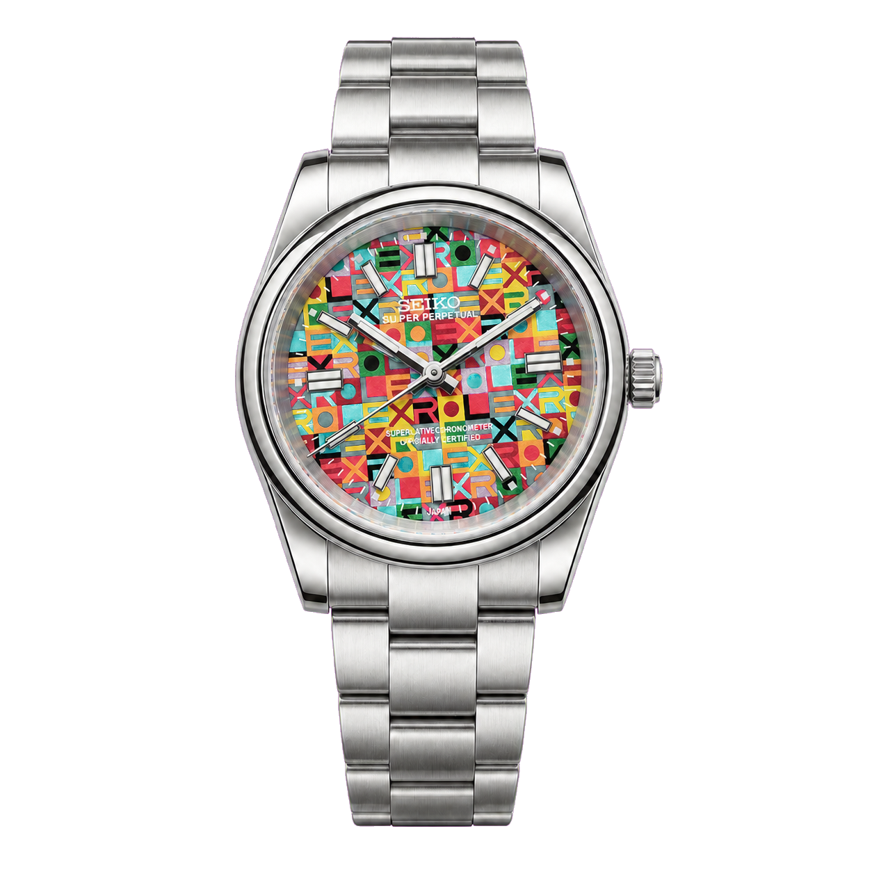Seiko Mod Oyster Perpetual – Confetti watch
