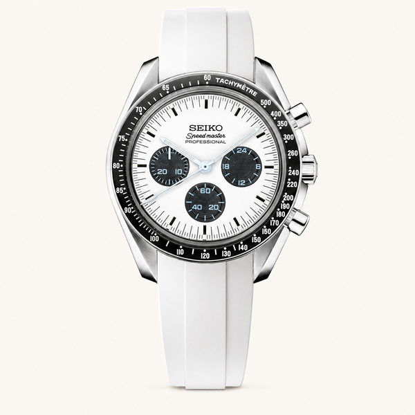 Seiko Mod Speedmaster – White Moon