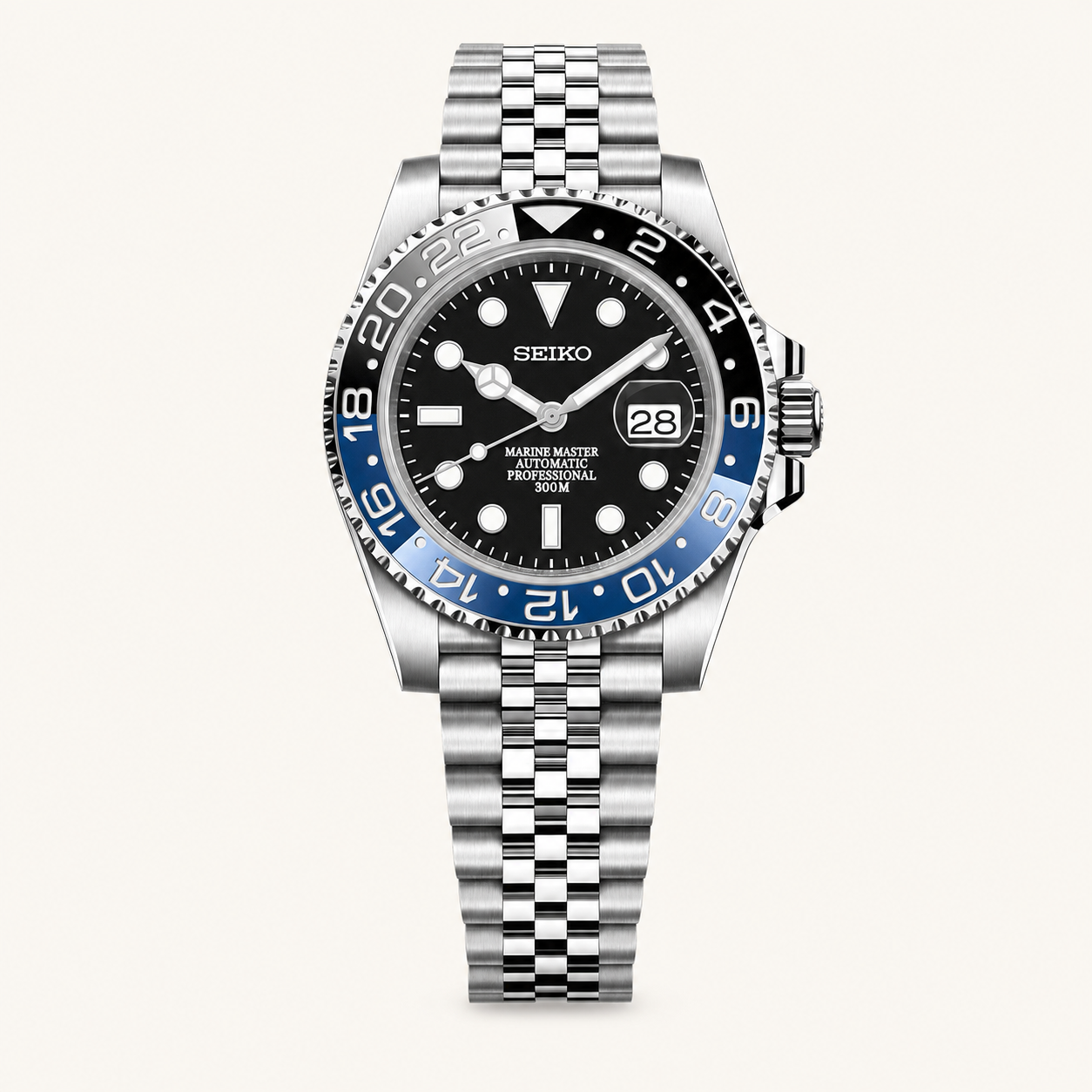 Seiko Mod Submariner 24H – Batman watch