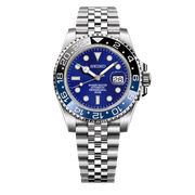 Seiko Mod Submariner 24H - Blue Batman watch