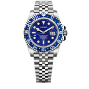 Seiko Mod Submariner 24H - Blue Smurf watch