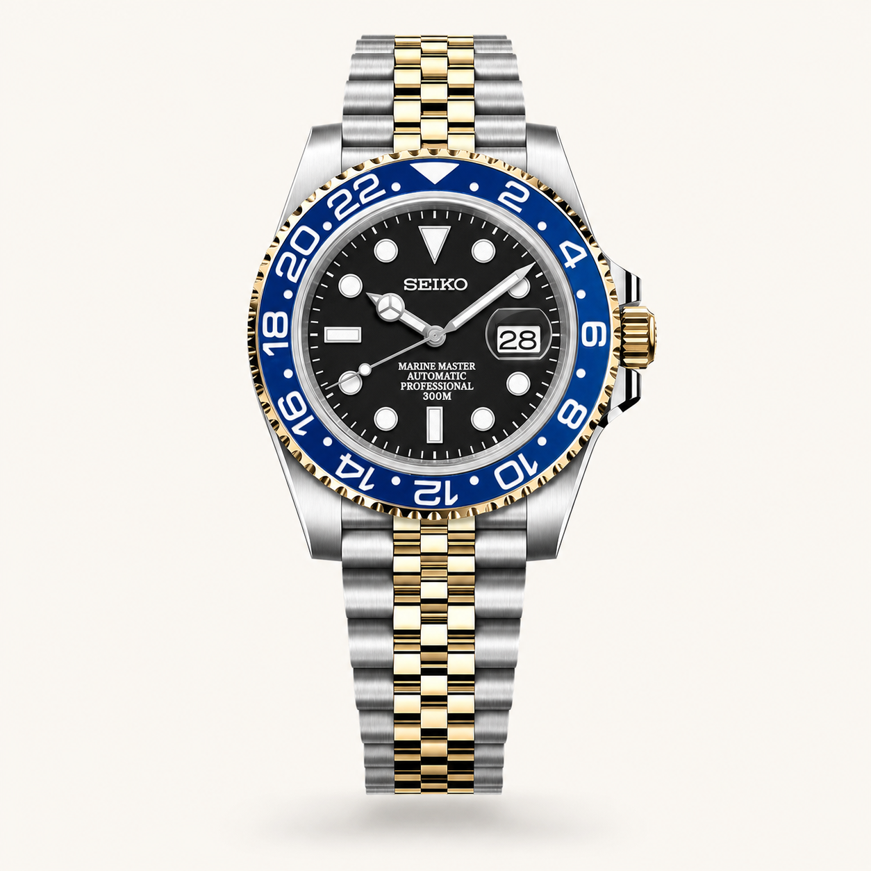 Seiko Mod Submariner 24H – Blueberry 2-Tone watch
