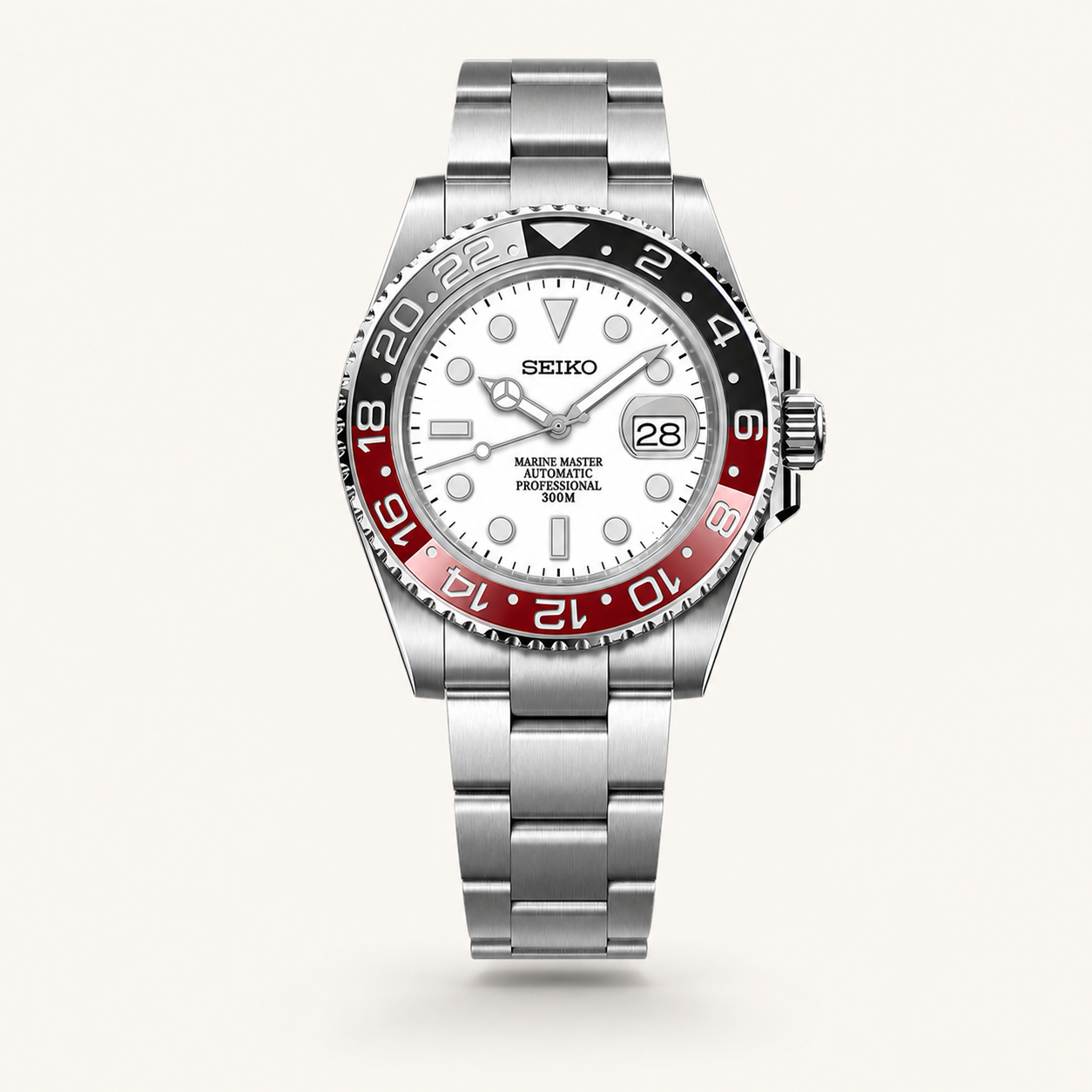 Seiko Mod Submariner 24H – Bright Coke watch