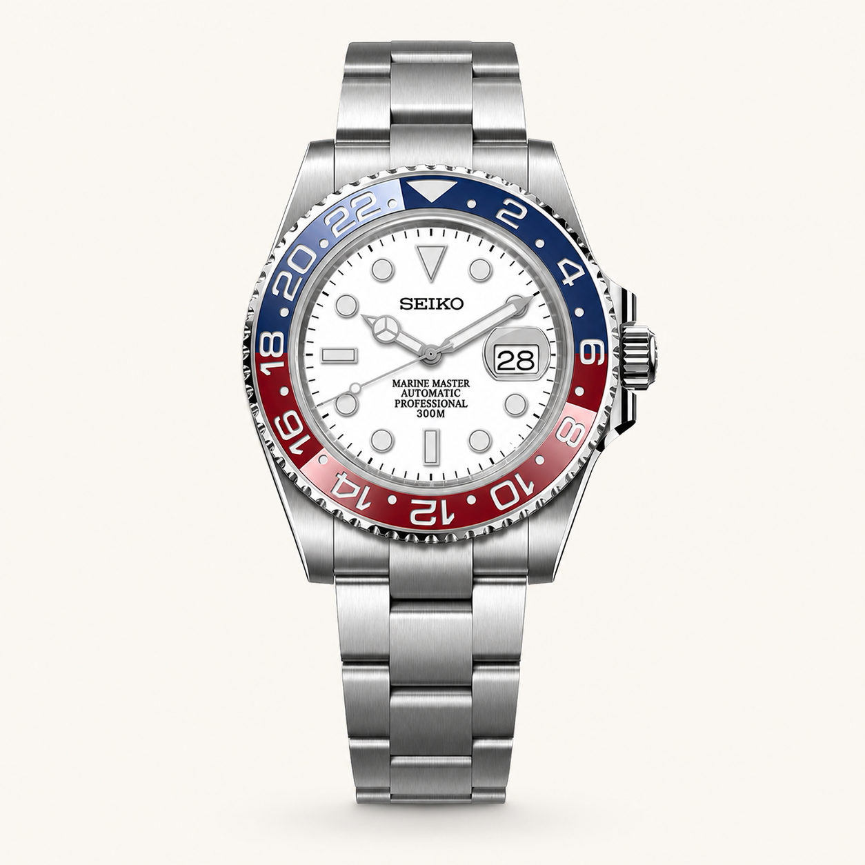 Seiko Mod Submariner 24H – Bright Pepsi watch