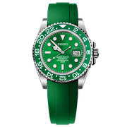 Seiko Mod Submariner 24H - Green Hulk watch