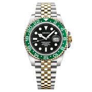 Seiko Mod Submariner 24H - Kermit Two-Tone watch