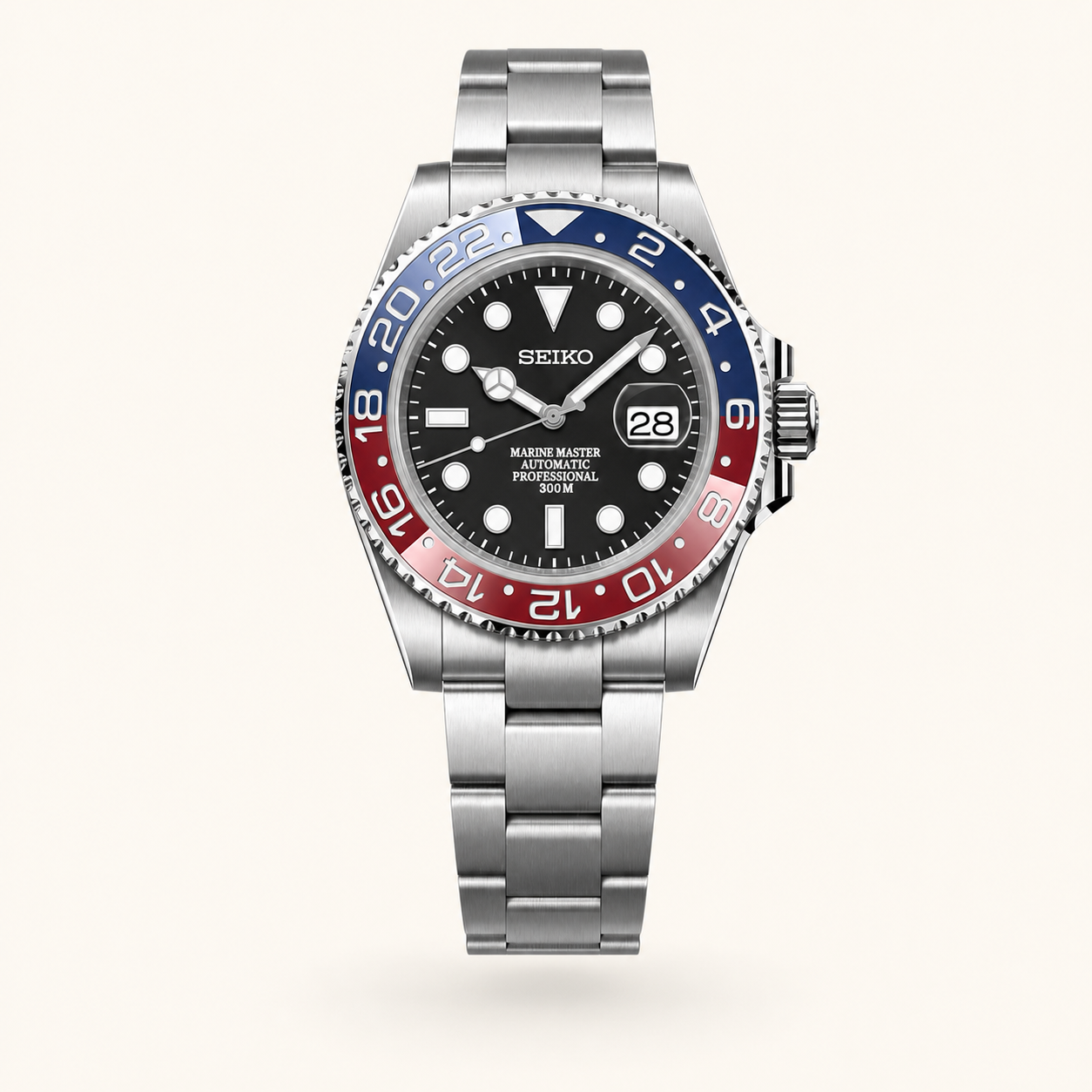 Seiko Mod Submariner 24H – Pepsi watch