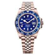 Seiko Mod Submariner 24H - Smurf Rose Gold watch