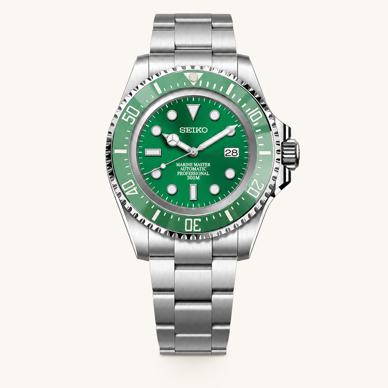 Seiko Mod Submariner 44mm XL – Hulk watch