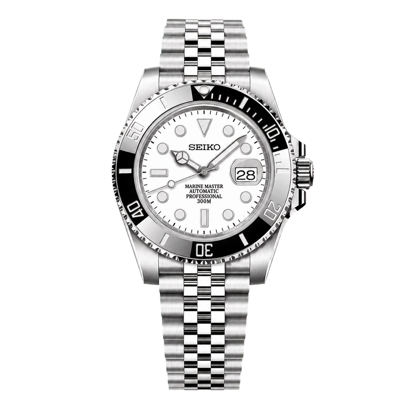 Seiko Mod Submariner Diver - Bright Classic Black watch