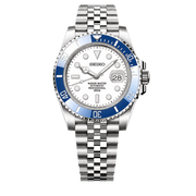 Seiko Mod Submariner Diver - Bright Classic Blue watch