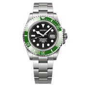 Seiko Mod Submariner Diver - Classic Green watch