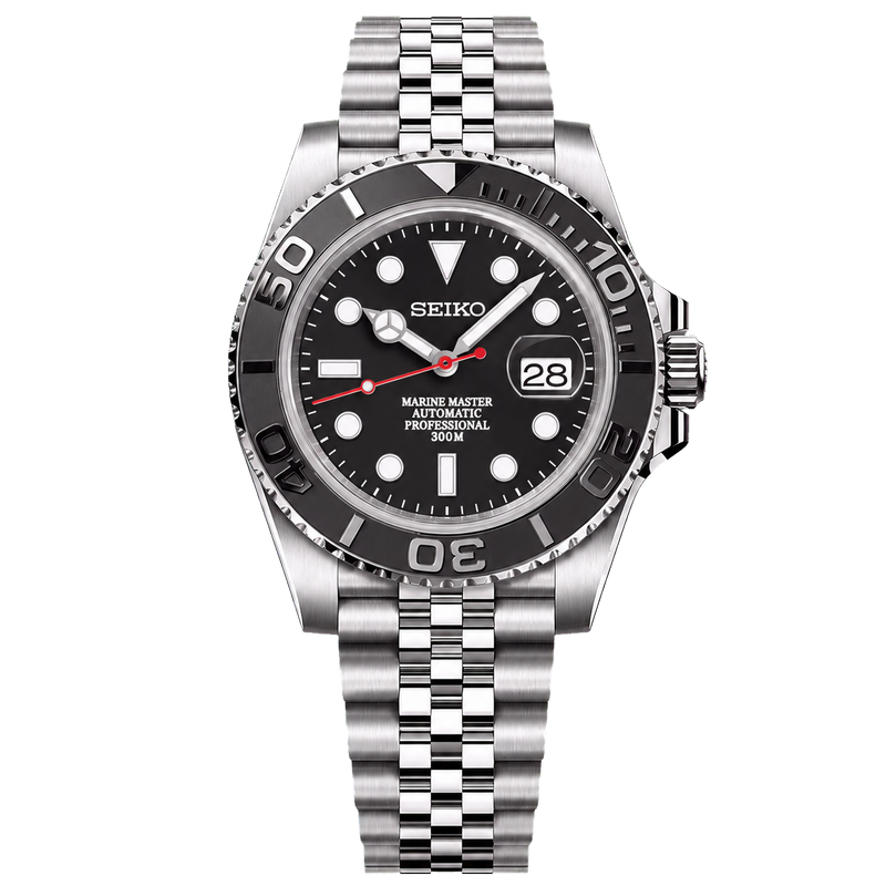 Seiko Mod Yacht-Master YachtDiver - Crimson Smoke watch