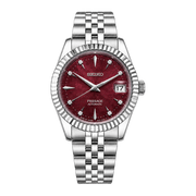 Seiko Mod Presage Ruby Royale crystal dial watch