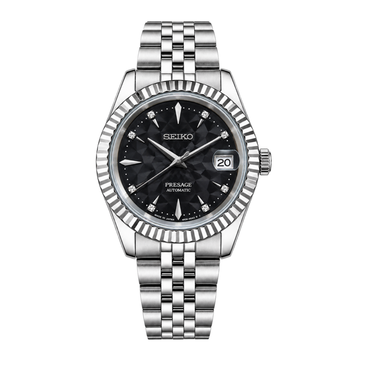 Seiko Mod Presage Black Onyx Dial automatic watch