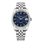 Seiko Mod Presage Sapphire Sky blue dial watch