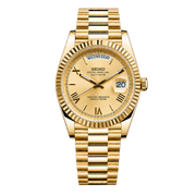 Seiko Mod Day-Date – Gold Champagne transparent product view