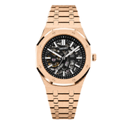 Seiko Mod Royal Oak Skeleton – Rose Gold transparent product view