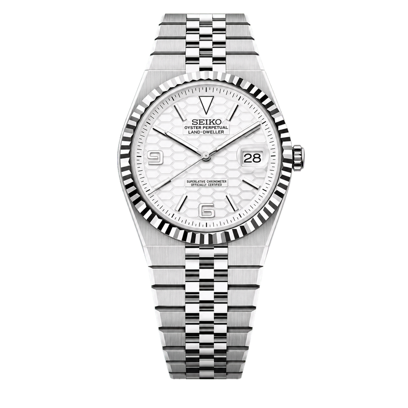 Seiko Mod Land Dweller - White watch