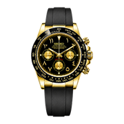 Seiko Mod Daytona Gold Arabic Dial transparent product view