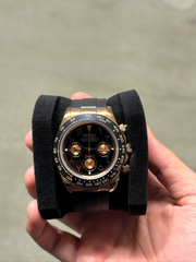 Seiko Mod Daytona Gold Arabic Dial supplier close-up