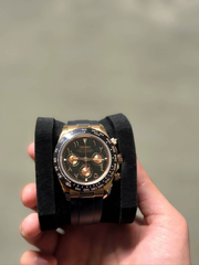 Seiko Mod Daytona Gold Arabic Dial supplier front view